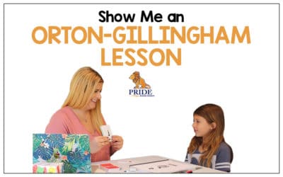 Show Me An Orton-Gillingham Lesson!