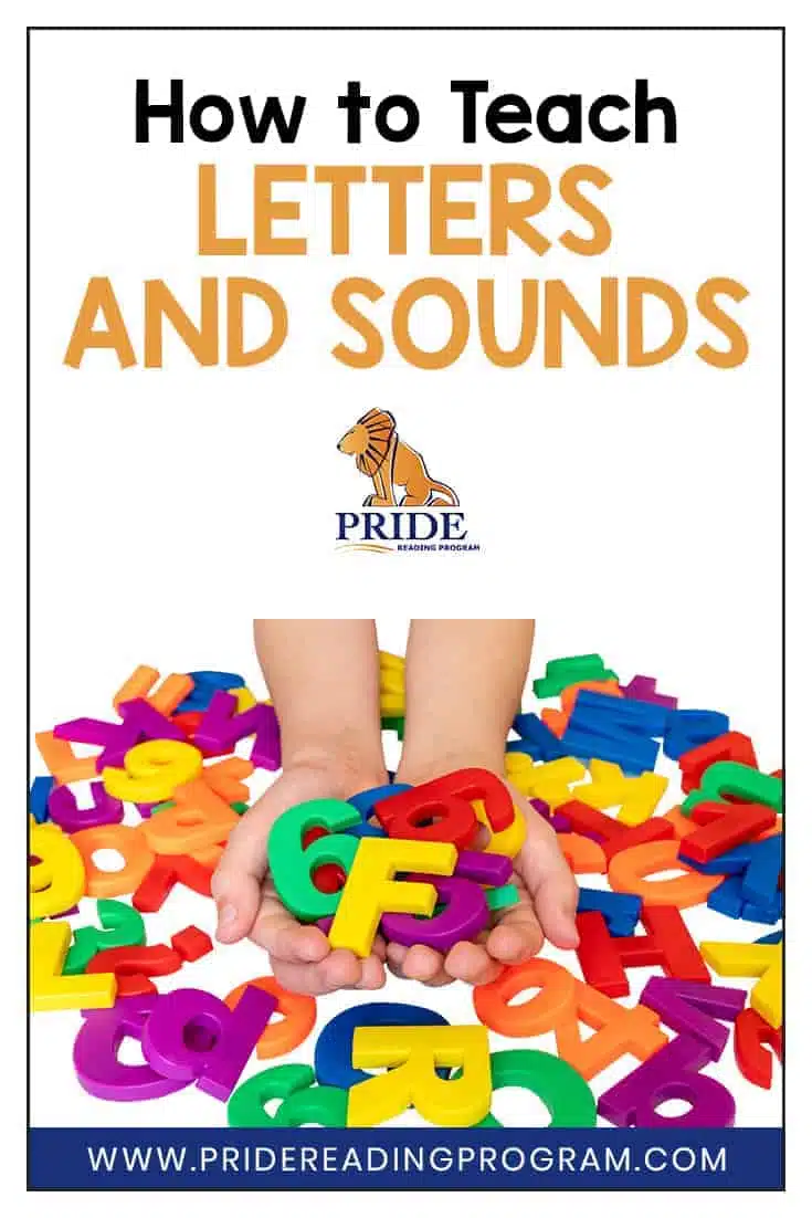 How to teach letters and sounds correctly