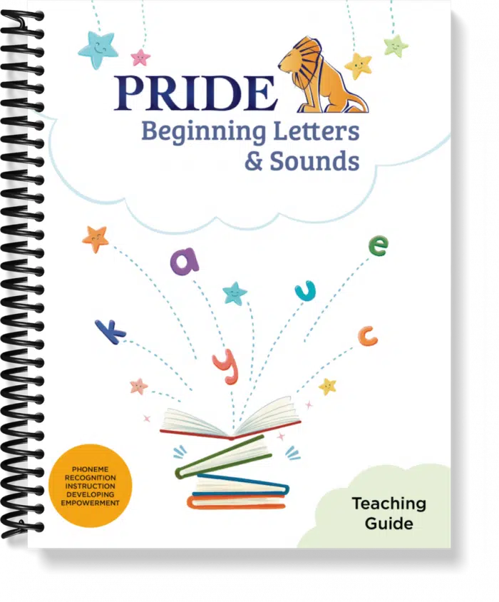 PRIDE Beginning Letters & Sounds Physical Teaching Guide - Third Edition