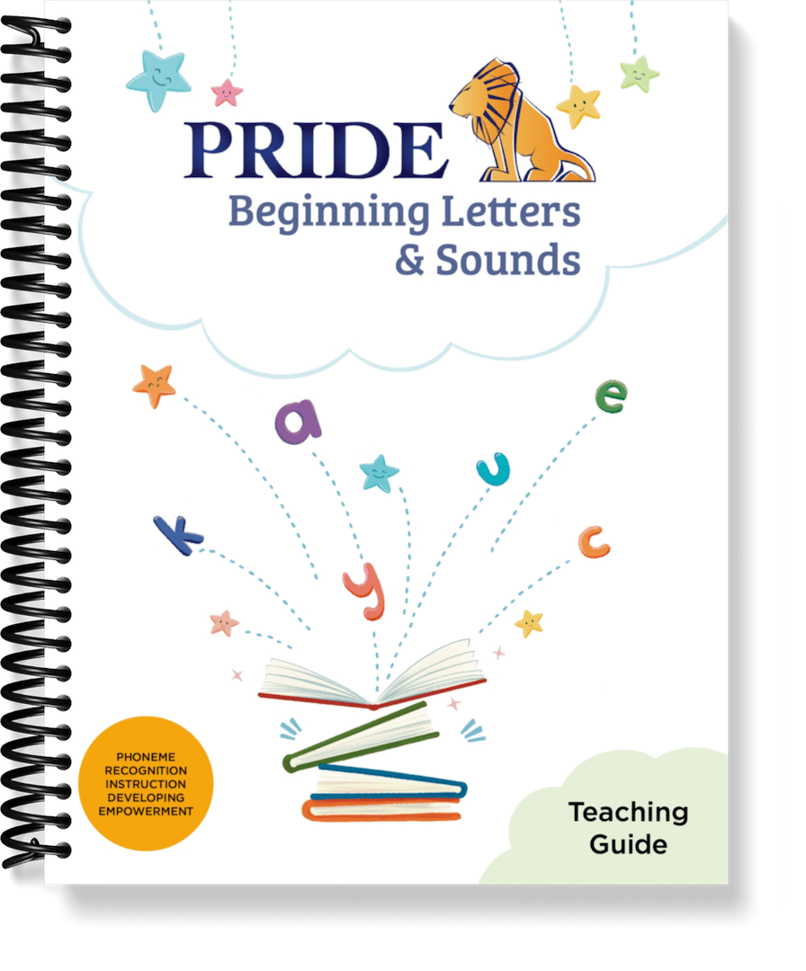 PRIDE Beginning Letters & Sounds Physical Teaching Guide - Third Edition