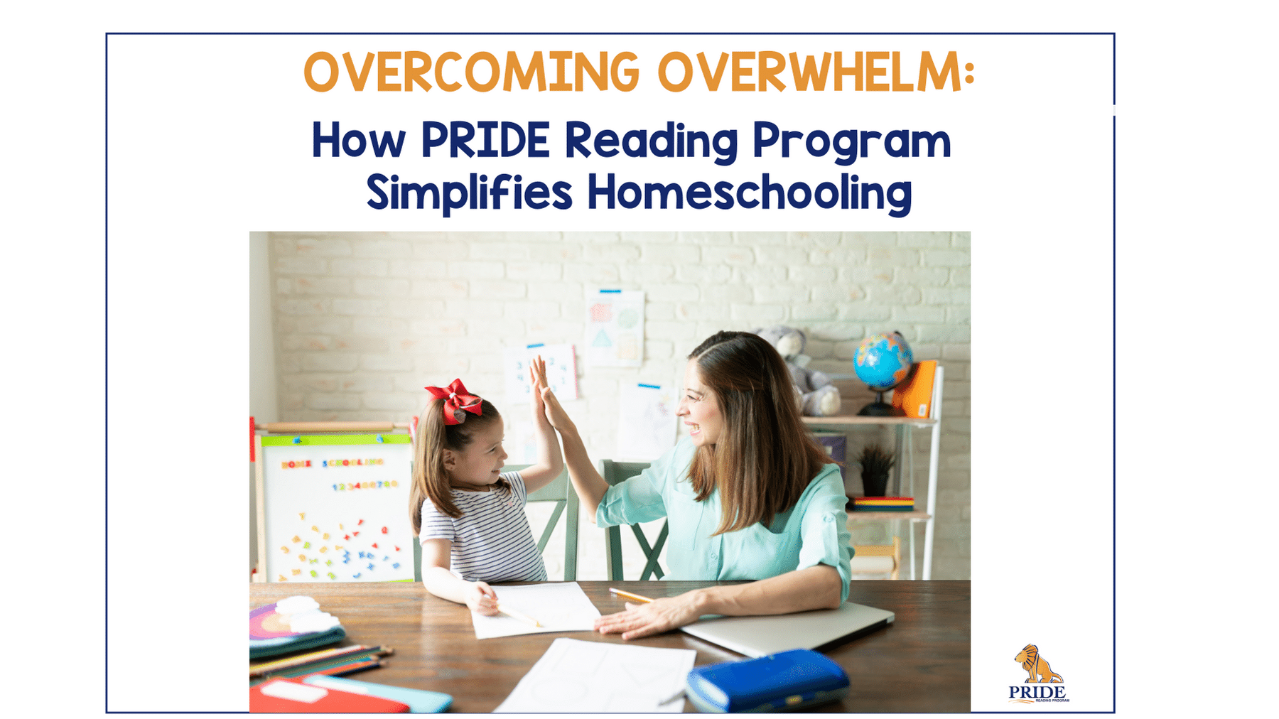 Overwhelm How PRIDE Reading Program Simplifies