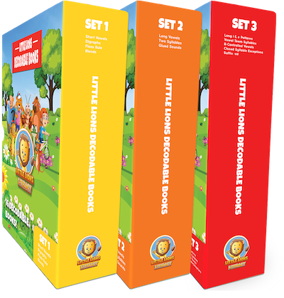 Little Lions Decodable Books - 3 Set Bundle